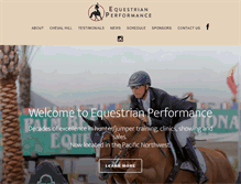 Tablet Screenshot of equestrianperformance.com
